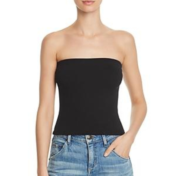 ruched strapless top
